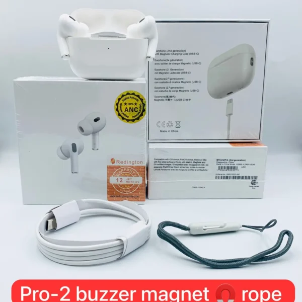 Airods Pro 2 Buzzer Edition – Deep Bass, ANC, Gaming Mode | Best Price in Pakistan"