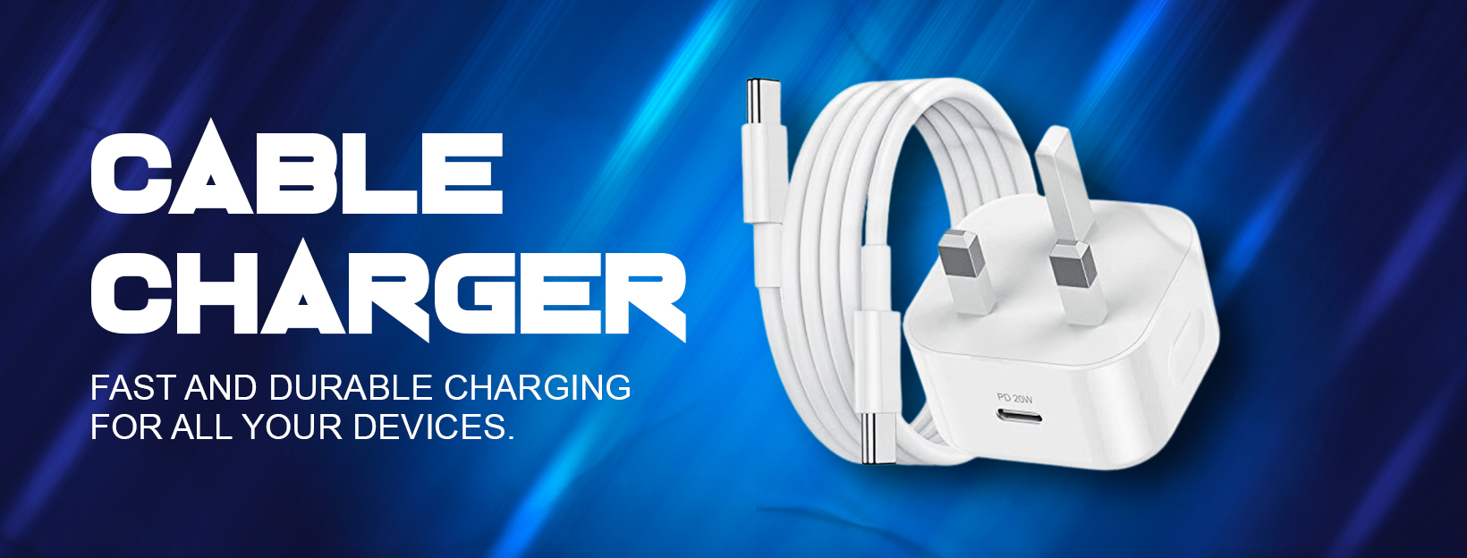 Cable Charger Web Banner Design