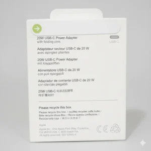 Apple 20W USB-C Power Adaptor 3-pin