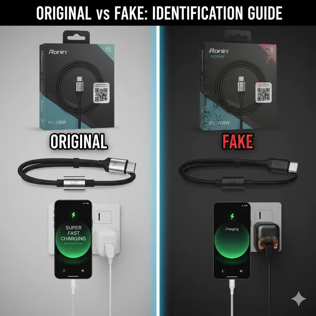 Original vs Fake Mobile Accessories Identification