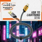 4-in-1 Metal Multi-Charging Cable Price in Pakistan | Imran Store 4 - Image 3