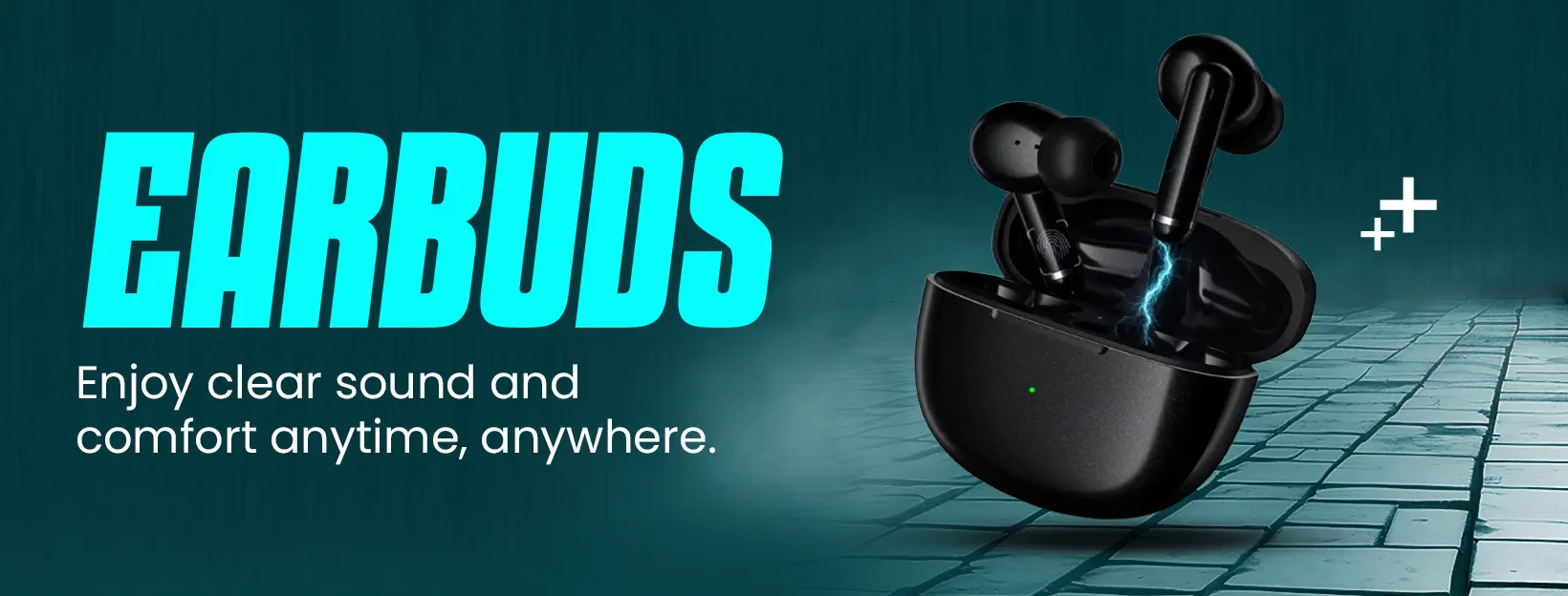 Earbuds Web Banner Design