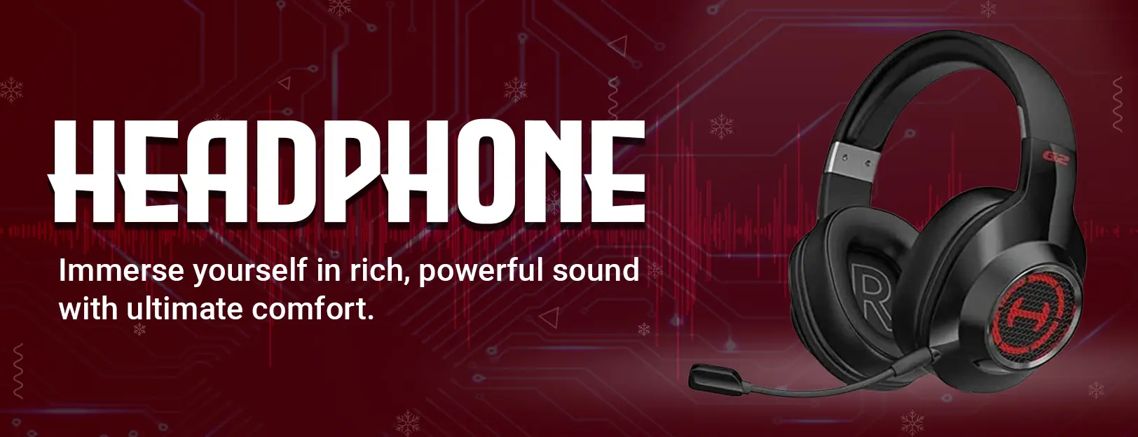 Headphones Web Banner Design